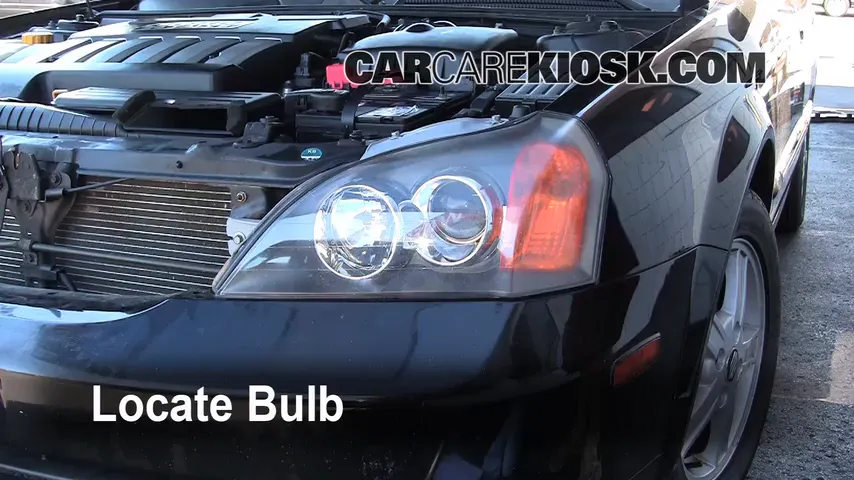 2004 Suzuki Verona LX 2.5L 6 Cyl. Lights Headlight (replace bulb)